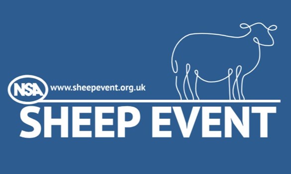 NSA sheep event 2024 logo - white text on blue background.